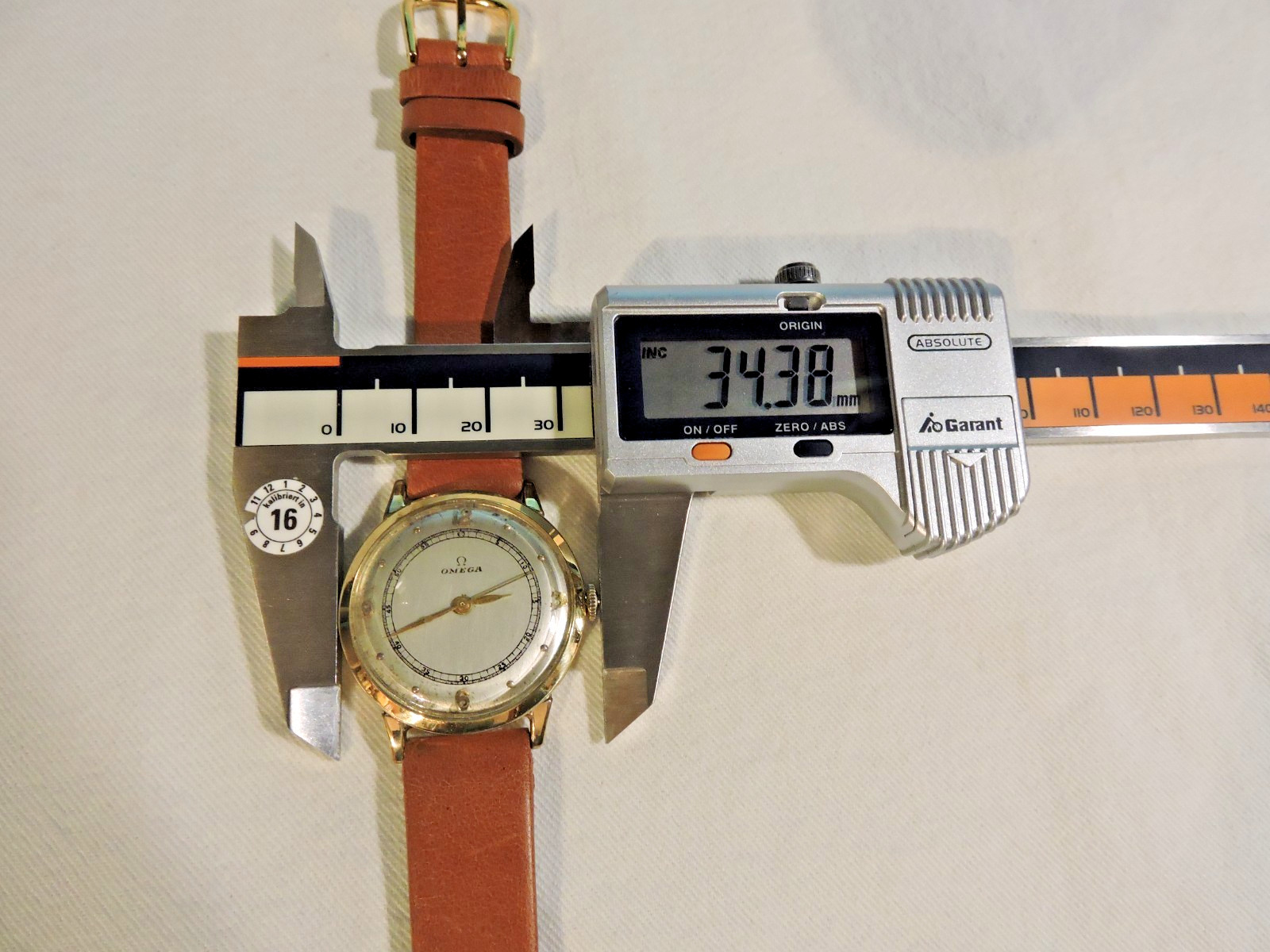 18K SOLID Gold Omega Automatic Bumper Nickel Coat… - image 11