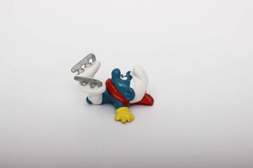 Smurfs 20121 40201 40205 Ice Skater, Super Smurf Sledge, Skier Vintage Schleich - Picture 3 of 9