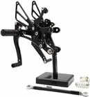BLACK Rear Set Footrest 4 REARSET Yamaha yzf R1 2004 - 2006 Foot Peg 2005