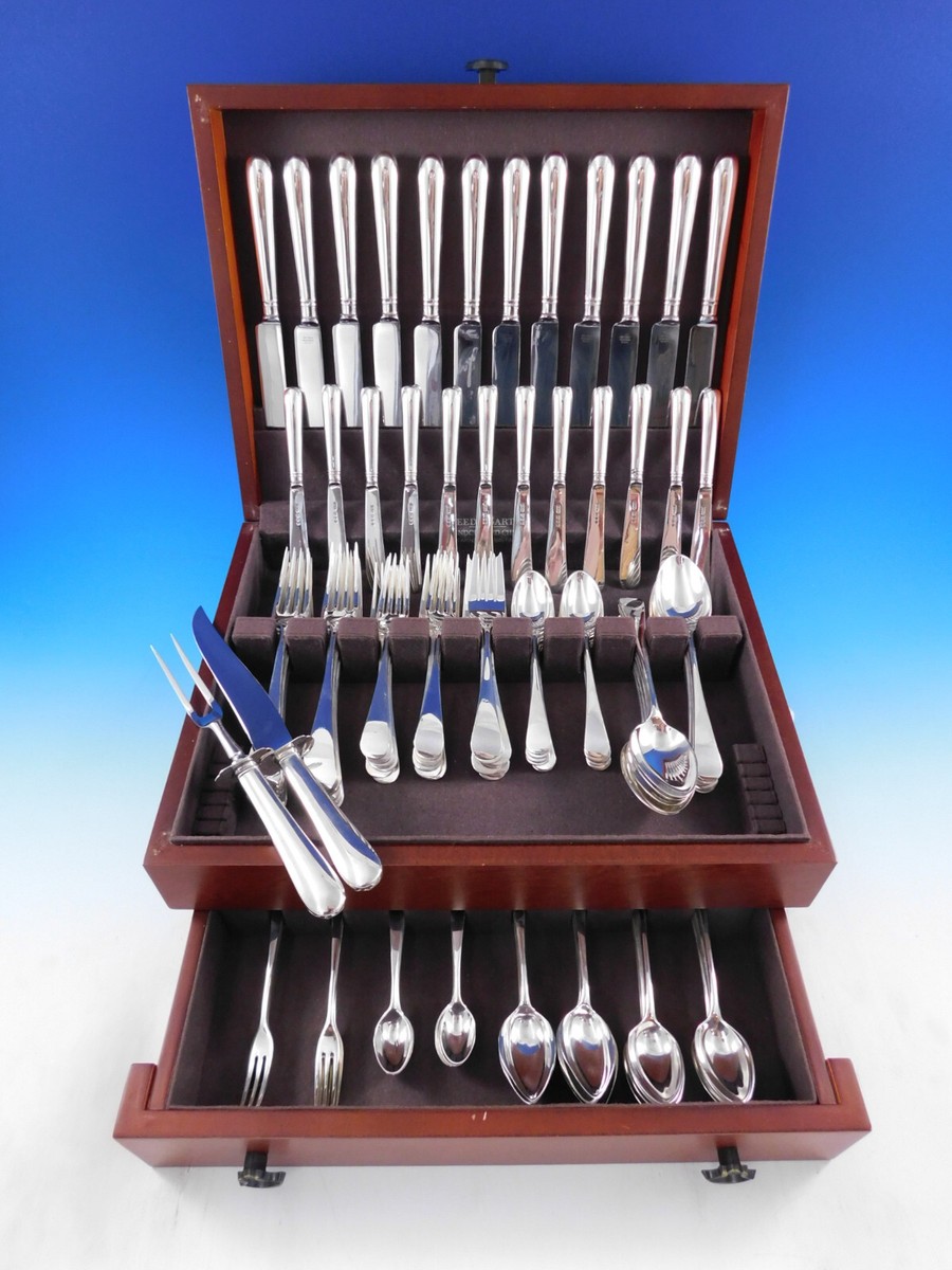 Round English by James Robinson Sterling Silver Flatware Set