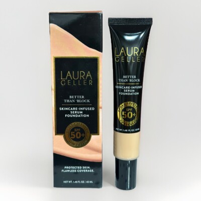 Laura Geller Better Than Block Skincare-infused Serum Foundation LIGHT 1.48 oz