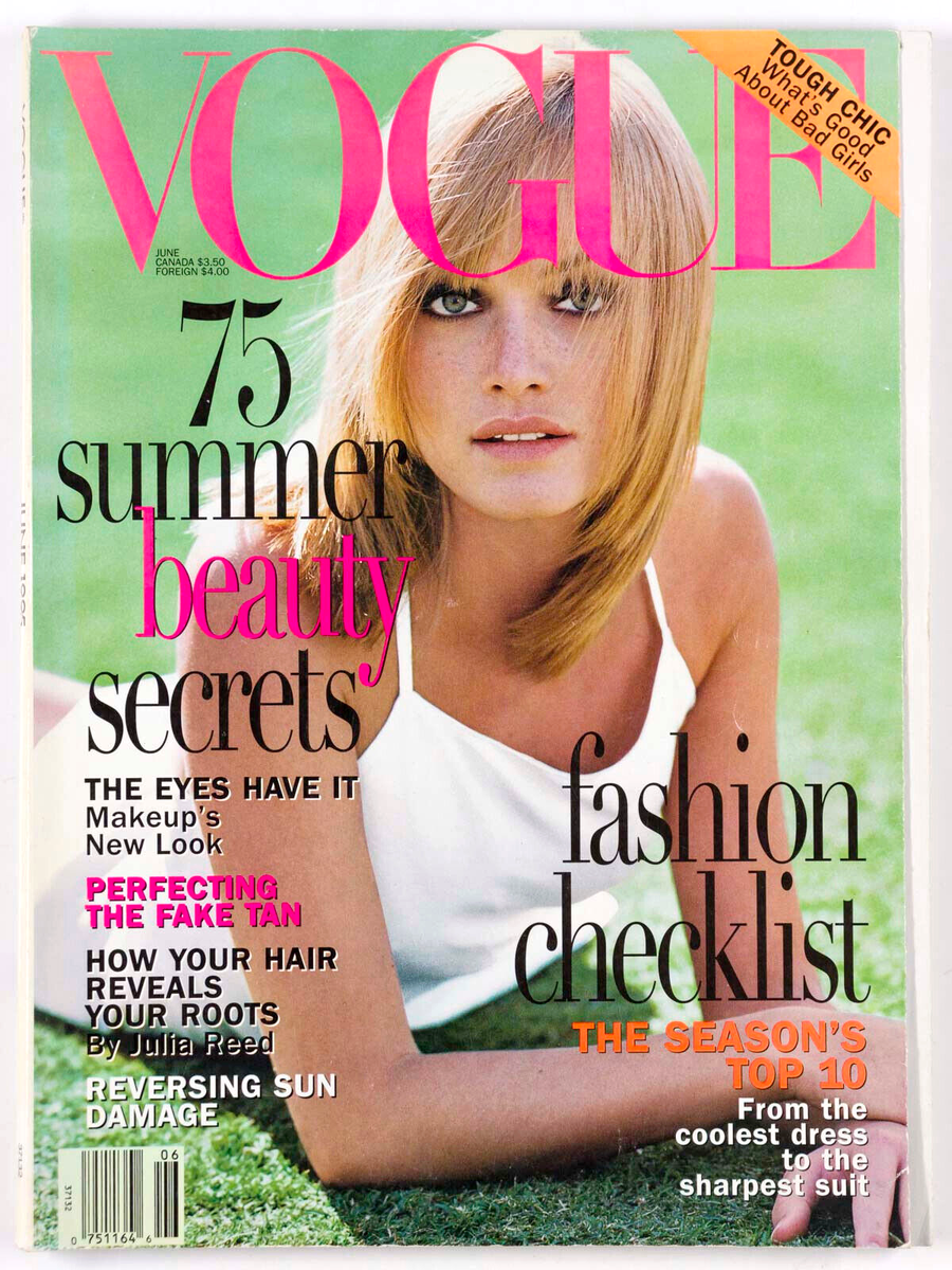 Amber Valletta IMAN Bowie HELMUT NEWTON Elizabeth Hurley VOGUE