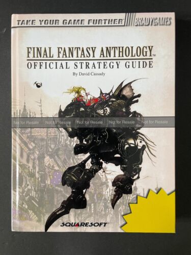 Final Fantasy Anthology - Strategy Guide - Hardcover - CUSTOM - PLEASE READ - Afbeelding 1 van 12