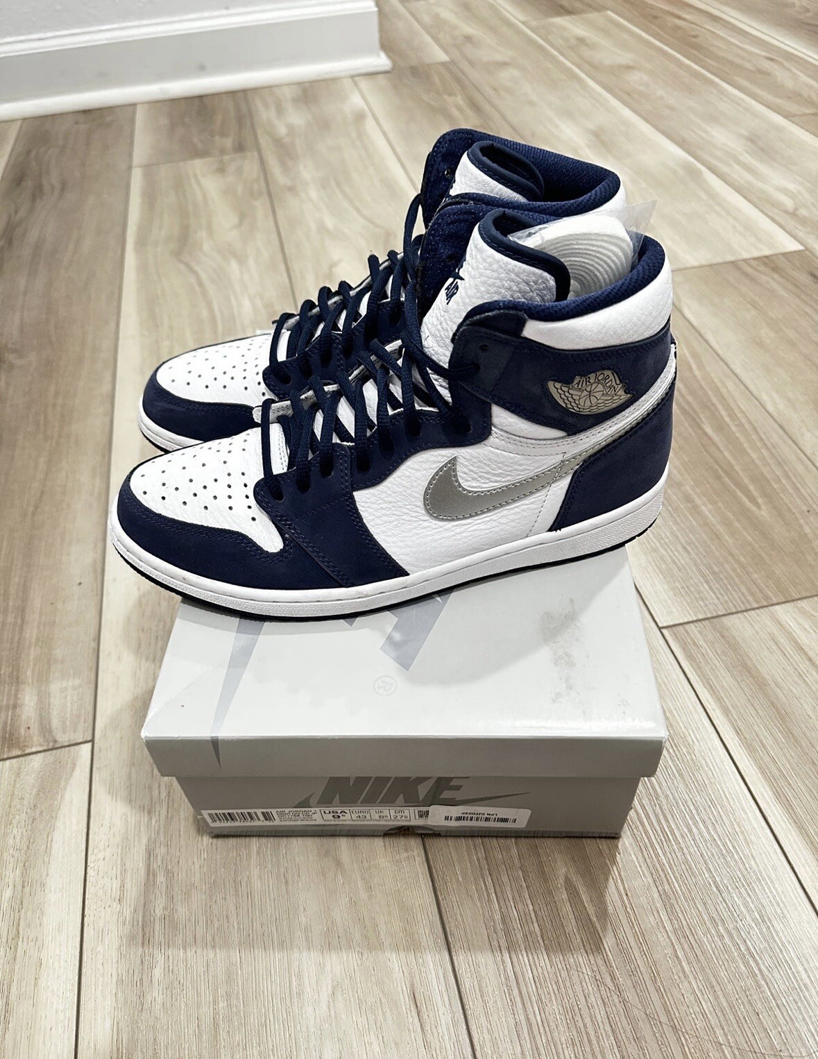 Nike Air Jordan 1 co.jp Midnight Navy size 9.5