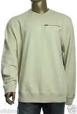 New Tommy Hilfiger Crew Neck Creme Brulee Jersey Cotton Pullover Sweater XXL