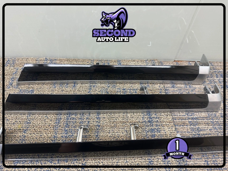 💎2011-2018 PORSCHE CAYENNE DASHBOARD / DOOR INTERIOR TRIM SET OF 7 BLACK OEM Foto 2 de 4