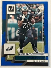 2022 Donruss #172 Miles Sanders Philadelphia Eagles Press Proof