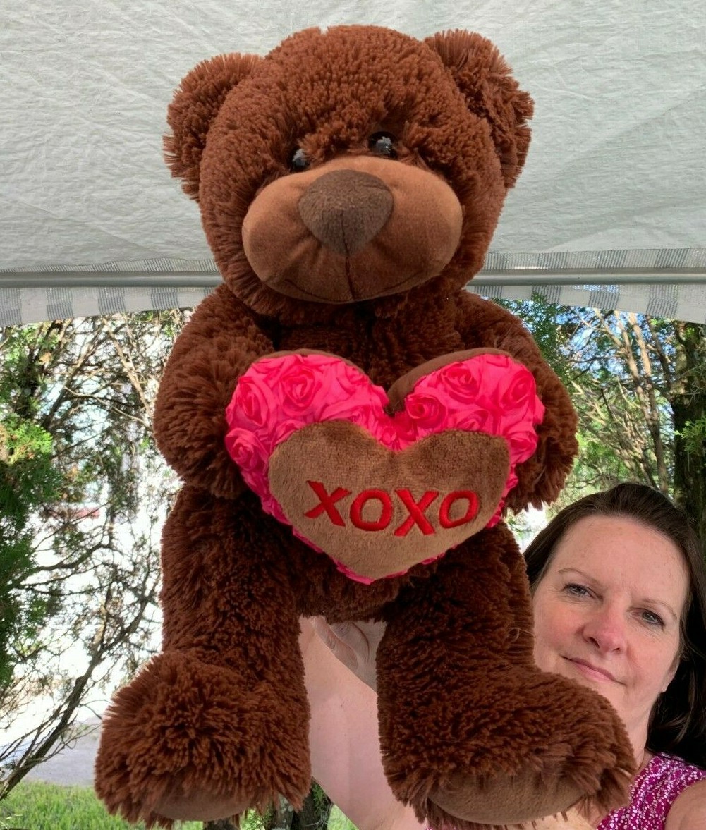 Stuffed Animal Big Valentines Day Bears Walmart Valentine Plushie