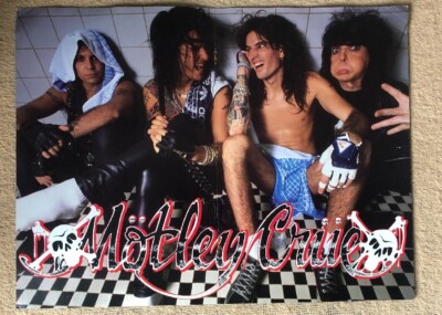 MOTLEY CRUE 'after show'  Centrefold magazine POSTER  13x18 inches