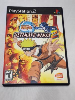 NARUTO ULTIMATE NINJA 2 FOR PS2 BLACK LABEL COMPLETE W/ MANUAL MUST @@!!