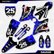 Blue Savage Camo Graphics Kit fits 15-21 Yamaha YZ125 YZ250 YZ 125 250 Decals