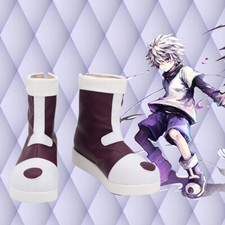 Killua Hunter x Hunter HXH Zoldyck Cosplay Costume Shoes Boot
