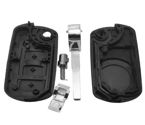 1 x REMOTE FLIP KEY SHELL CASE suitable for Land Rover Discovery 3 Sport LR3 - Picture 5 of 8