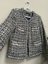 Stella + Lorenzo Women Size Xs Tweed Blazer Jacket