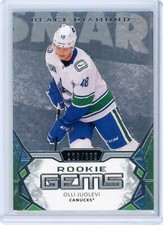 2020-21 UD Black Diamond Olli Juolevi Rookie Gems #d 129/399- Vancouver Canucks