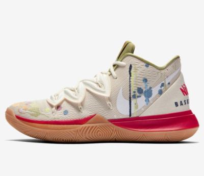 Nike 5 Bandulu - SIZE 15 - CK5836-100 Embroidered Splatters Ivory