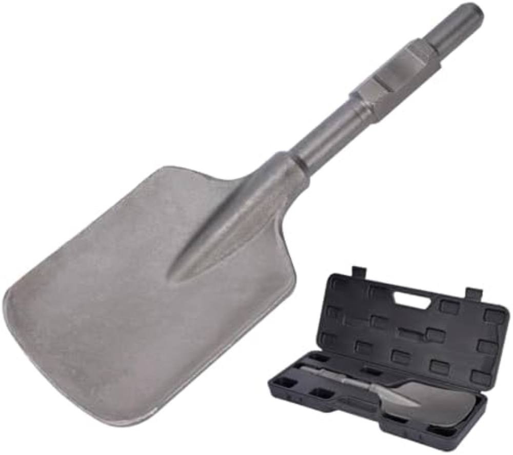 agawas SDS HEX - Scalpello per asfalto, 136 x 440 mm, larghezza HEX, attacco 30