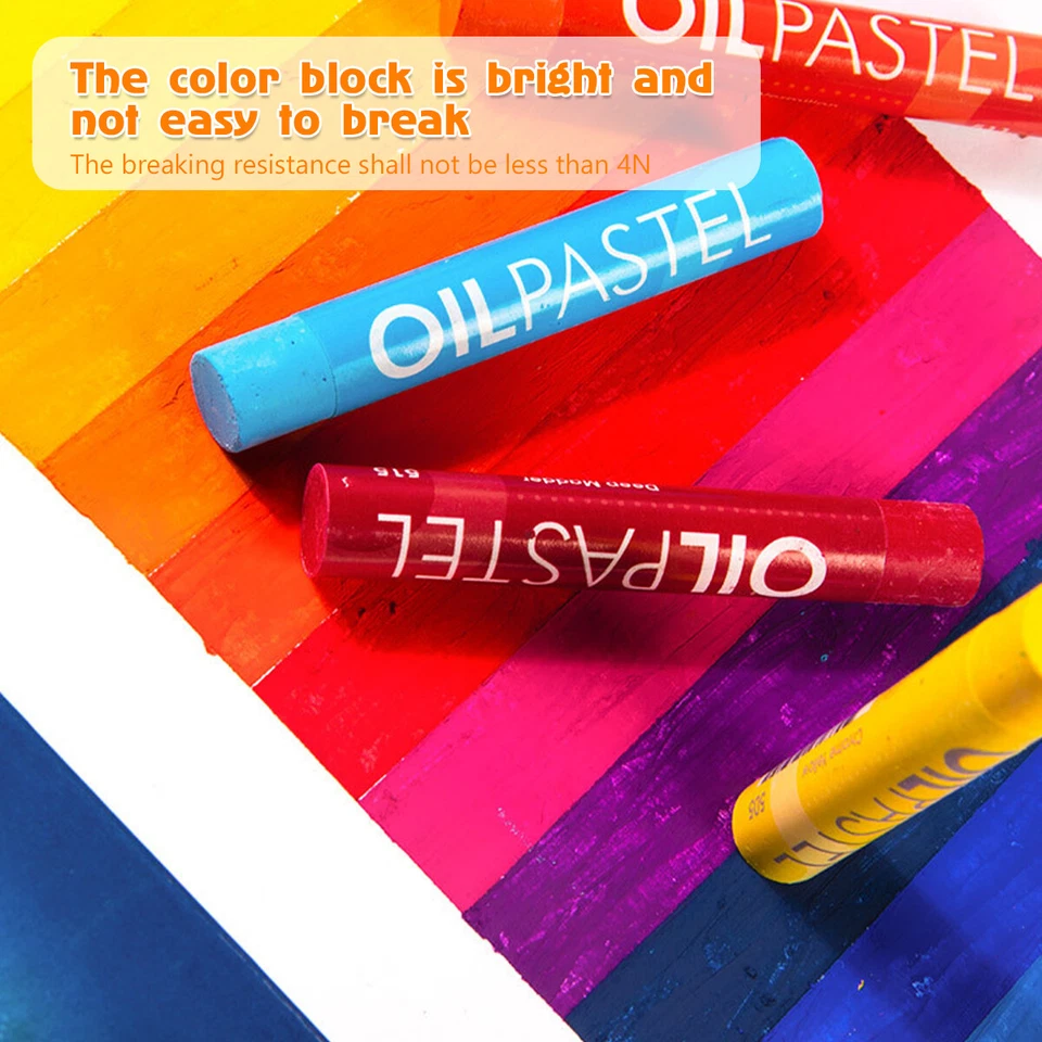 Oil Pastels for Artist Student Graffiti Soft Pastel Painting Draw Pen 25/48Color - image 4 of 4