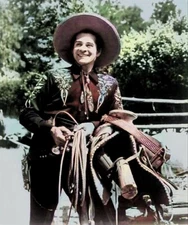 RARE COLOR STILL TVs THE CISCO KID OFF CAMERA CLOSEUP