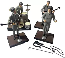THE BEATLES Vintage Display 10" Figurines Doll Complete Set 1991 Hamilton Gift
