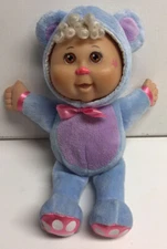 Cabbage Patch Kids Girl Baby Doll w/ Teddy Bear Plush Costume 10" Tall - 2010