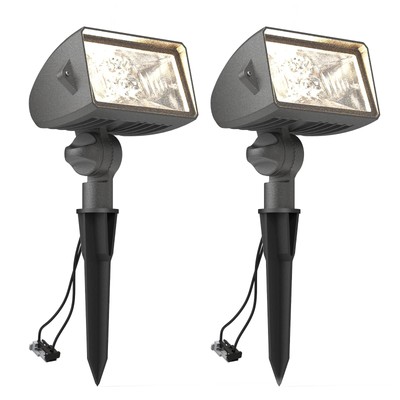 2 Pack Low Voltage Wall Wash Lights 12V LED Landscape Lighting 18 Watt 600 Lu...