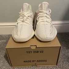 Adidas Yeezy Boost 350 V2 Mens Trainers Size UK 9.5 Bone With Original Box VGC