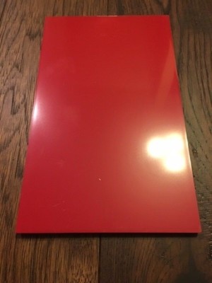 Oak Vista / A & A Global Gumball Vending Machine Replacement Red Plastic Panel