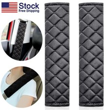 2pcs Car Safety Seat Belt Shoulder Pad Cover Cushion Harness Comfortable Driving 2pcs Car Safety Seat Belt Shoulder Pad Cover Cushion Harness Comfortable Driving