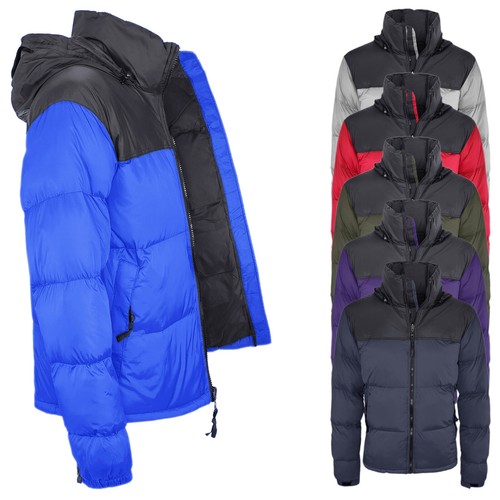 Giubbotto Uomo Invernale Giubbino Imbottito Piumino Casual Giacca Regular  VEQUE | eBay