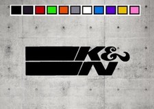 K N Logo Vinyl Decal Sticker Emblem Car Truck Window 4 6 8