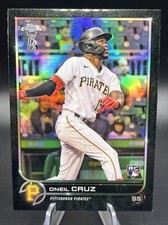 2022 Topps Chrome Baseball Ben Baller Oneil Cruz Rookie RC #128 Pirates