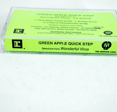 Selections From Wonderful Virus Promo Cassette 1993 Green Apple Quick Step