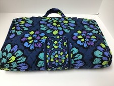 Vera Bradley Changing Pad Clutch Indigo Pop Pattern Baby Diaper Mat