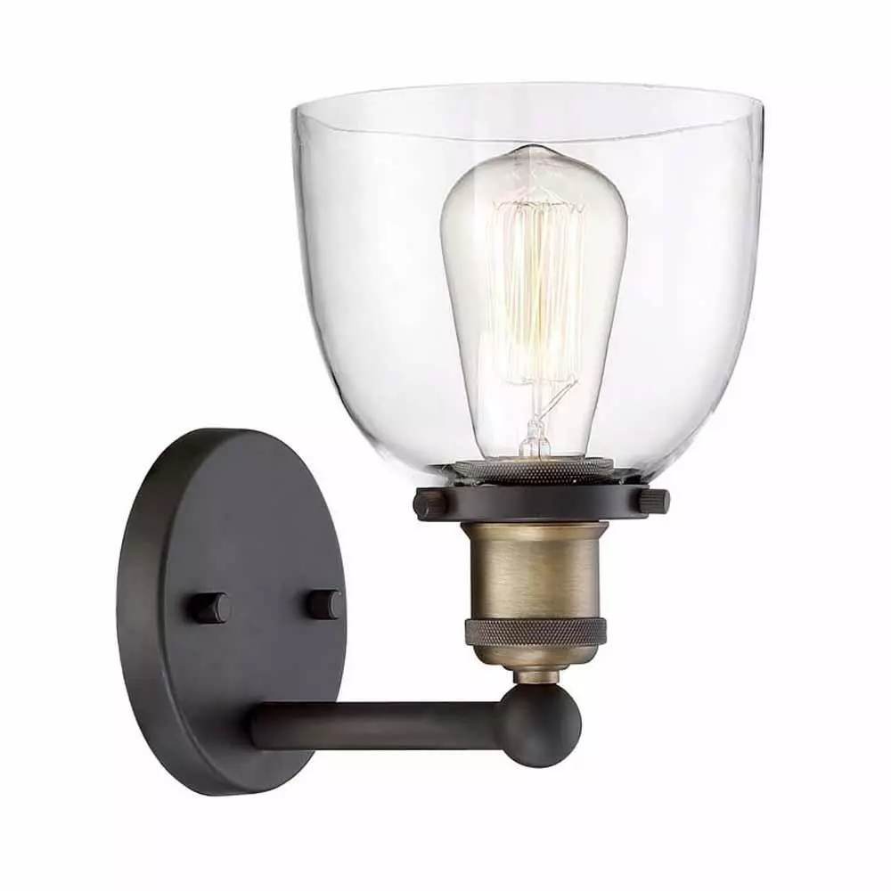 Evelyn 1 Light Artisan Bronze Wall Sconce eBay