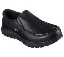 Men's SKECHERS Work Ulmus Mockit SR WP Work Shoe, 200077/BLK Multi Sizes Black