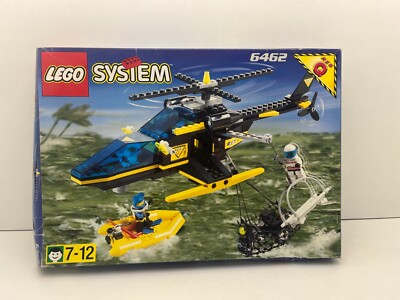 LEGO  System 6462 Res-Q Aerial Recovery Hubschrauber Komplett mit BA & OVP