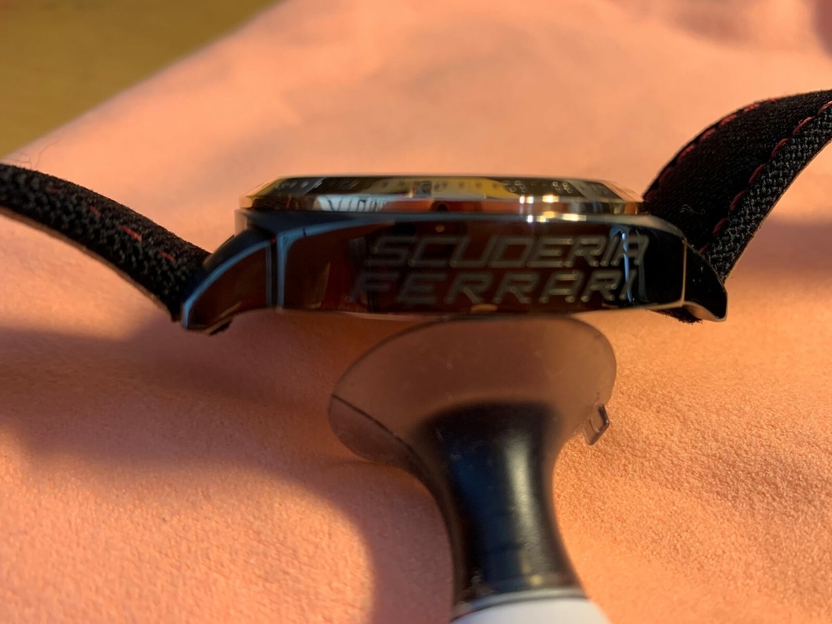 Scuderia Ferrari 0830294 Chrono Rose Gold Dial Black nylon-leather