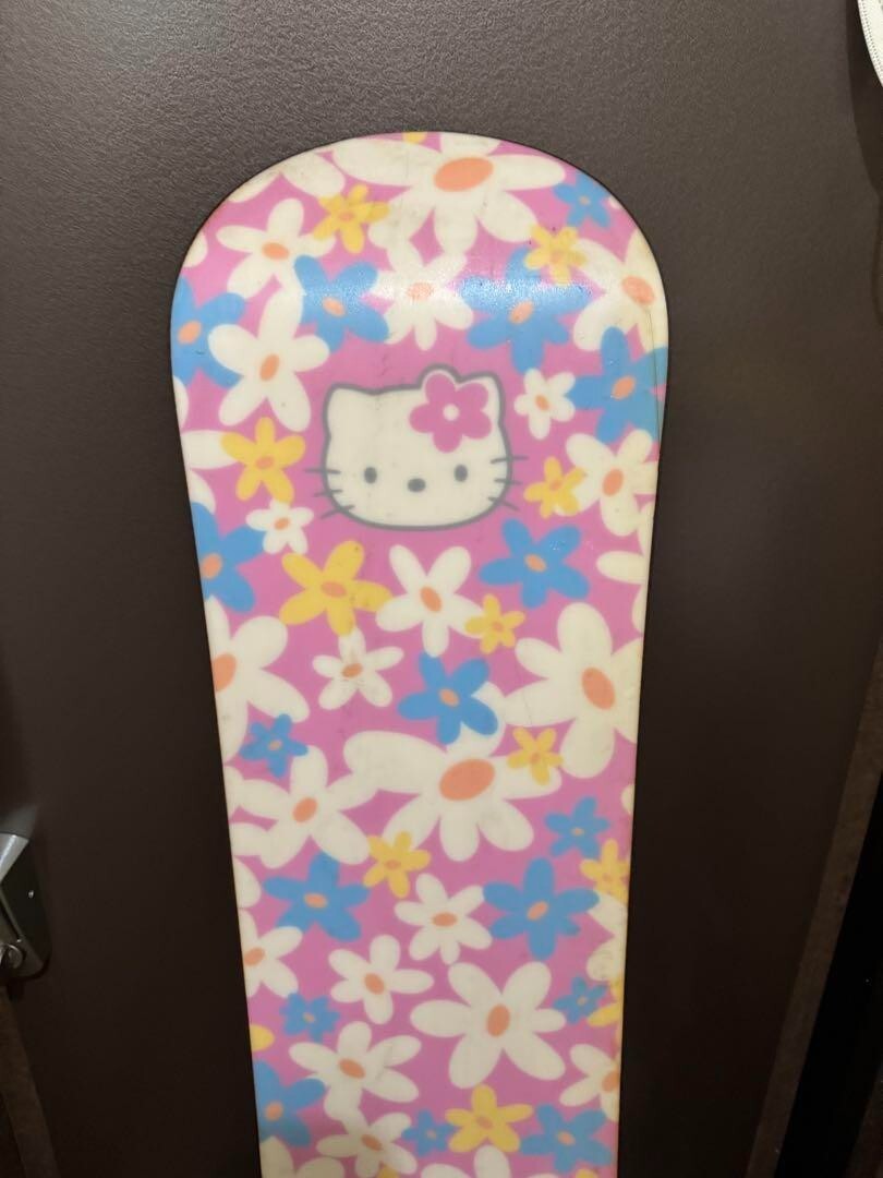 Hello Kitty Snowboard 145cm pink Kawaii Cute Rare Limited Edition