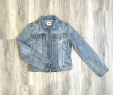 Hudson Girls Distressed Light Jean Jacket - Large