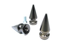 1 Giant Gunmetal Tree Spike 45mm 1.75 inch StudsAndSpikes goth punk motorcycle