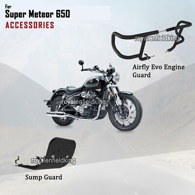Echtes Royal Enfield SUPER METEOR 650 ''Ölwanne Und Evo Motorenschutz''
