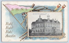 Austin Minnesota MN Southern Minnesota Normal School Lounsbury Postcard 1910