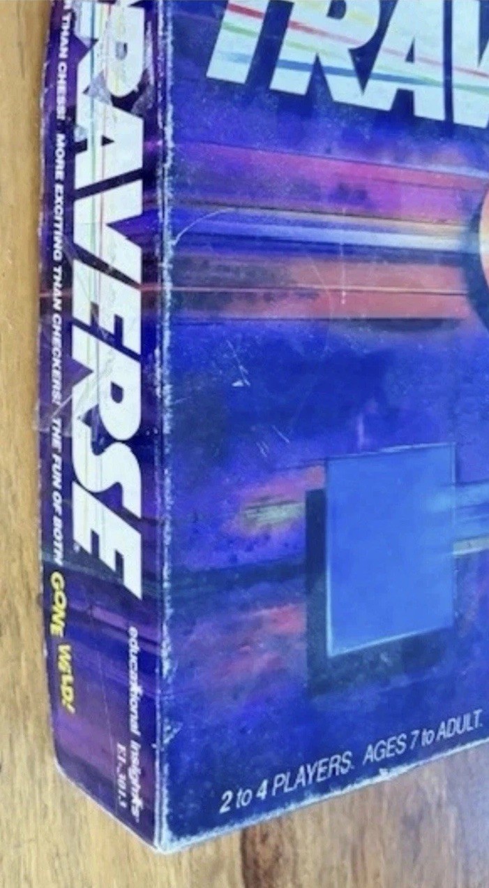 1992 Educational Insights Traverse Board Game 2-4 Players Vintage - Complete