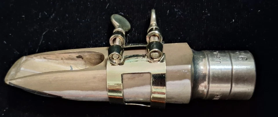 Otto Link 9* Super Tone Master Saxo Tenor Boquilla Metal De Colección Foto 2 de 4