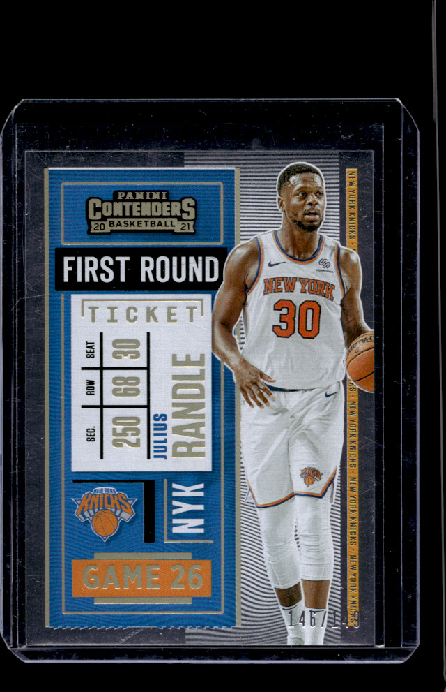 2020-21 Panini Contenders - Julius Randle - First Round Ticket - /149 - Knicks