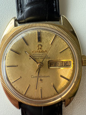 【 Versicherte Lieferung】Omega Constellation Day-Date mit Original-Papiere