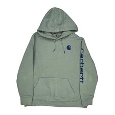 Carhartt Hoodie - 2XL Green Cotton