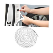 Car Door Edge Guards Rubber Seal Car Door Edge Trim, U Shape Door 16Ft White