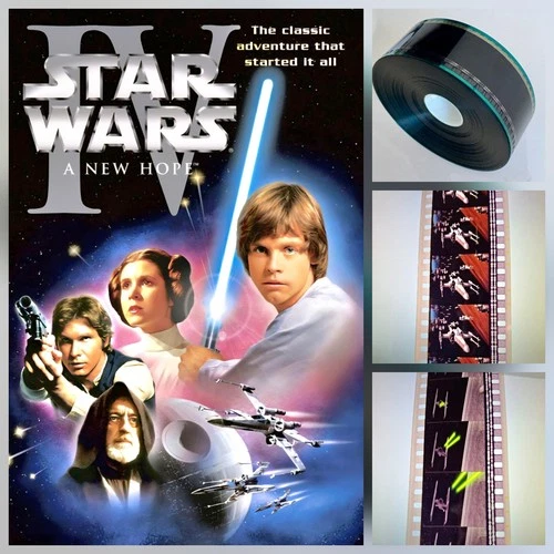 35mm STAR WARS TRILOGY (1) A NEW HOPE (1997) FILM/MOVIE/TRAILER (NO JEDI/EMPIRE)
